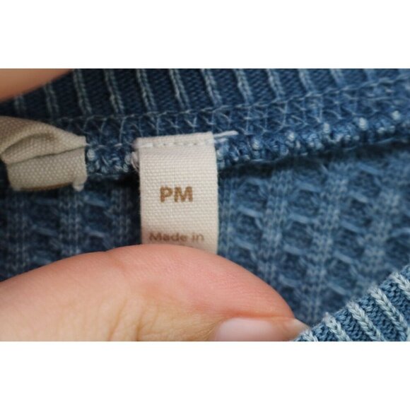 Soft Surroundings Distressed Waffle Knit Tunic-Size Medium/Petite-Soft - Picture 7 of 11